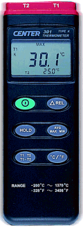 K,J型熱電偶溫度表(溫度計)CENTER301