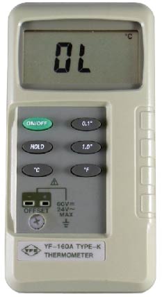 K表型數(shù)位溫度表YF-160A